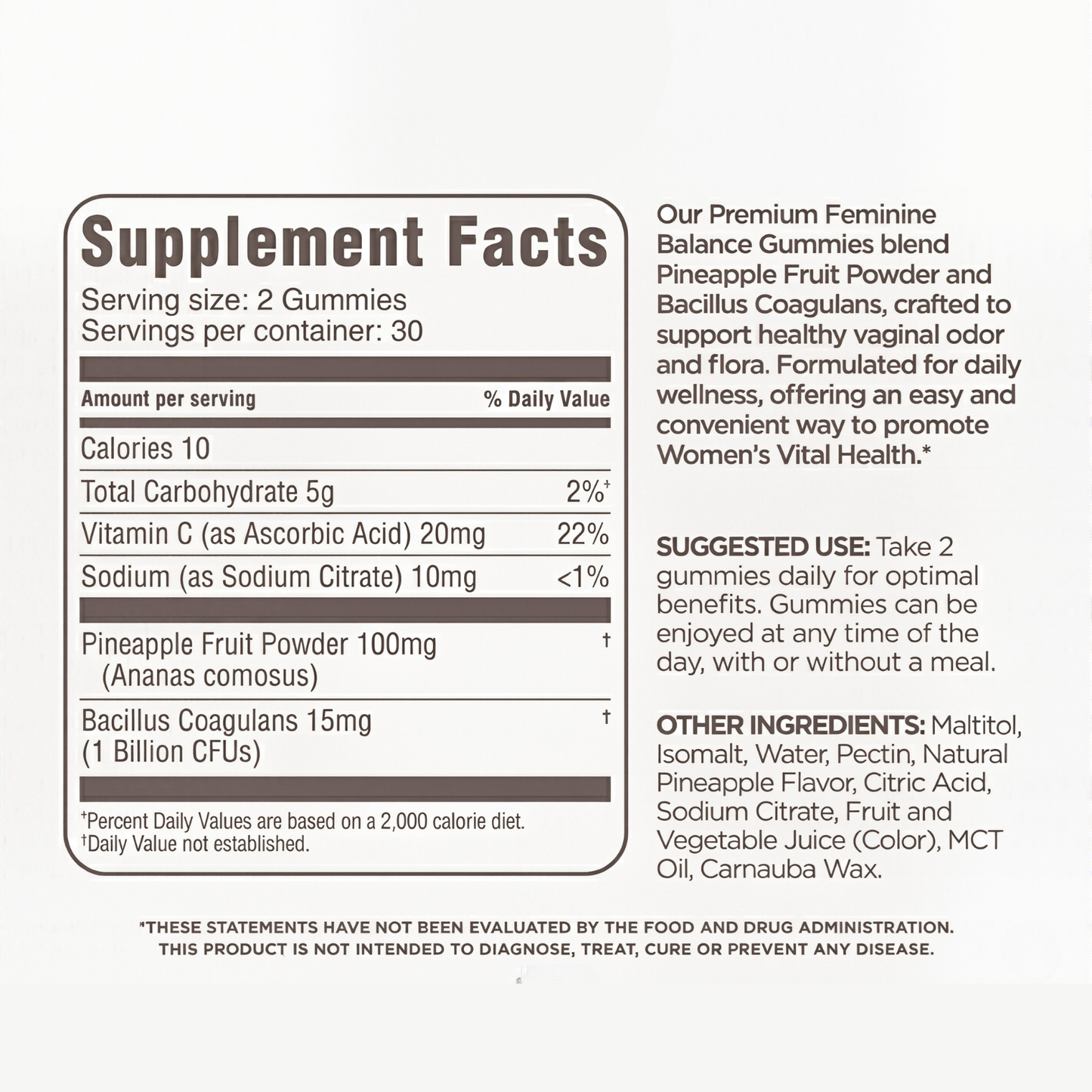 Feminine Balance Gummies