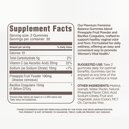 Feminine Balance Gummies